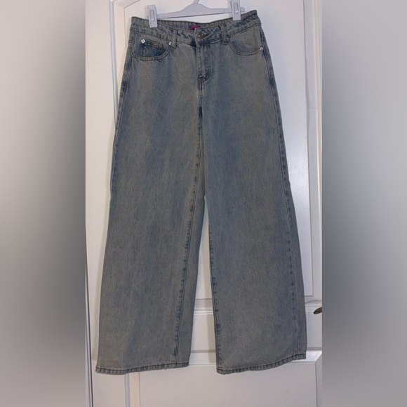 Edikted Denim - Edikted Light Blue Flare & Wide Leg Jeans